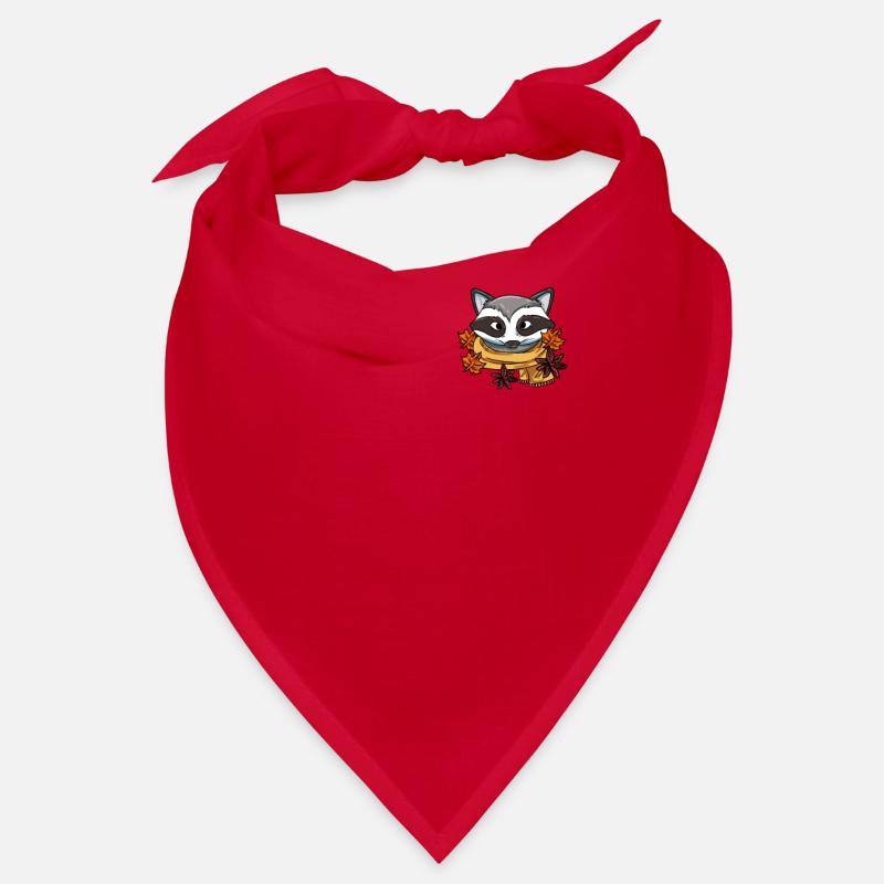 Waschbär Schal Bandana
