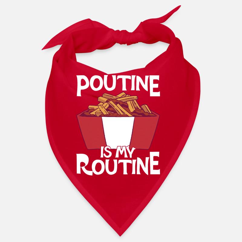 Poutine Canada Fast Food Specialty Bandana