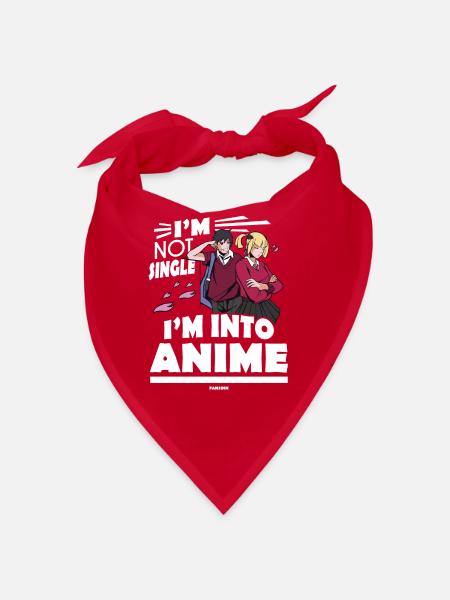 I Love Anime - Bandana - red - Front