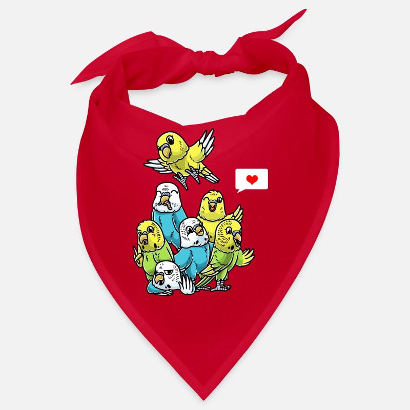 Drôle de perroquet Perruche Oiseau Bandana