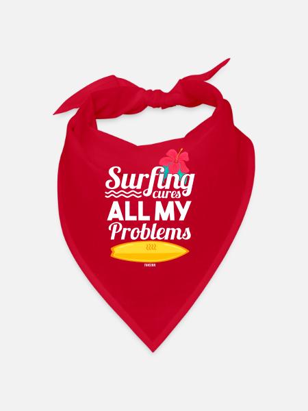 Surfboard - Bandana - red - Front