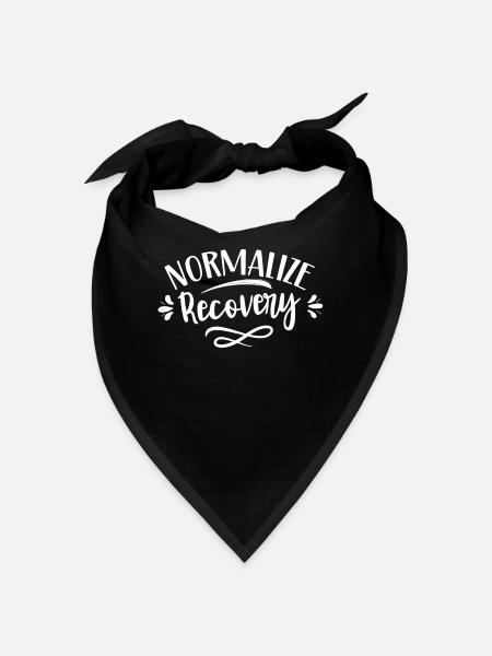 Erholung Normalisieren Erholen Überlebender - Bandana - Rot - Vorne