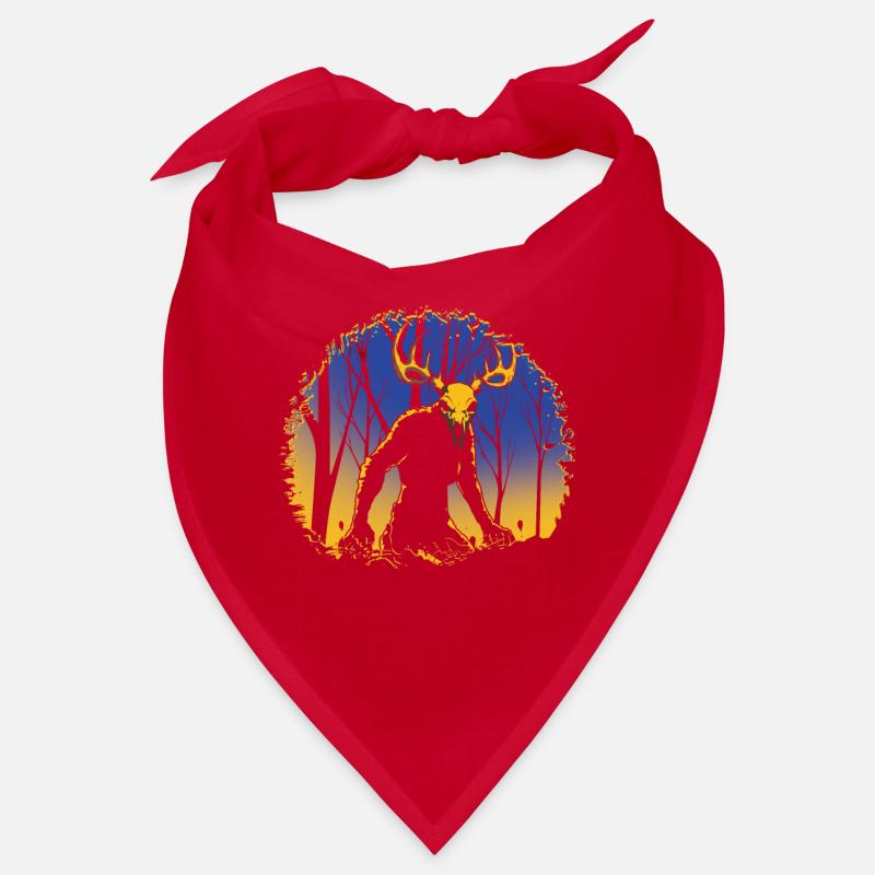 Wendigo Folk Creature Forest Cryptid Halloween Bandana