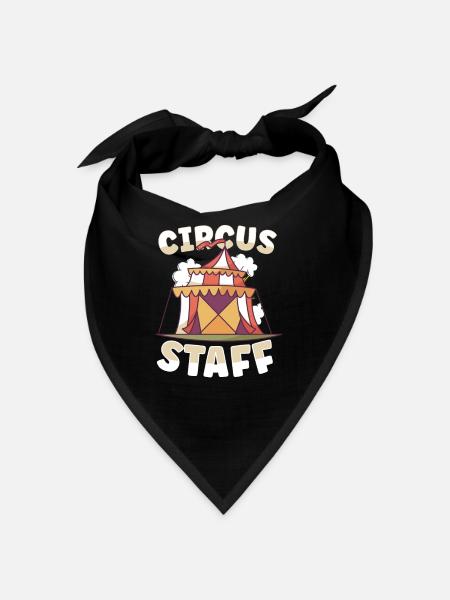 Circus Arts Circus Artists Event Staff - Bandana - black - Front
