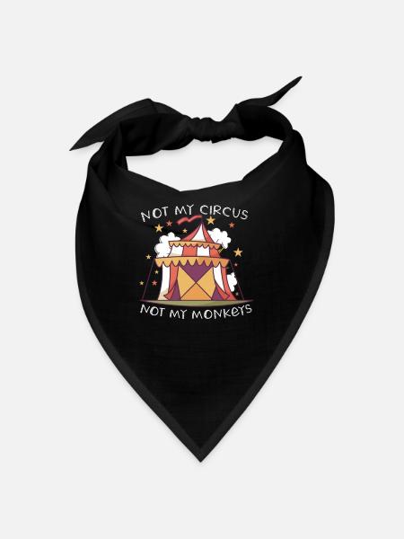 Circus Arts Circus Artists Event Staff - Bandana - black - Front