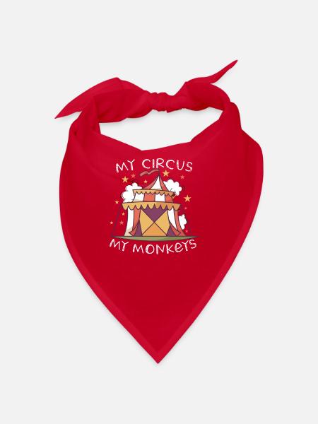 Arts du cirque Artistes de cirque Personnel de l’événement - Bandana - rouge - Devant