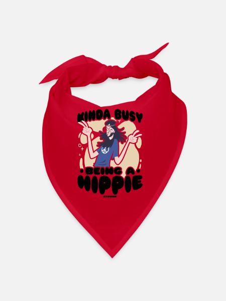 Hippy - Bandana - red - Front