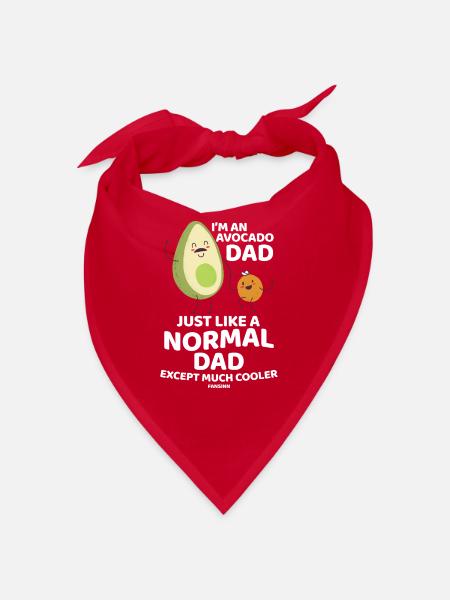 I'm An Avocado Dad Just Like A Normal Dad - Bandana - red - Front