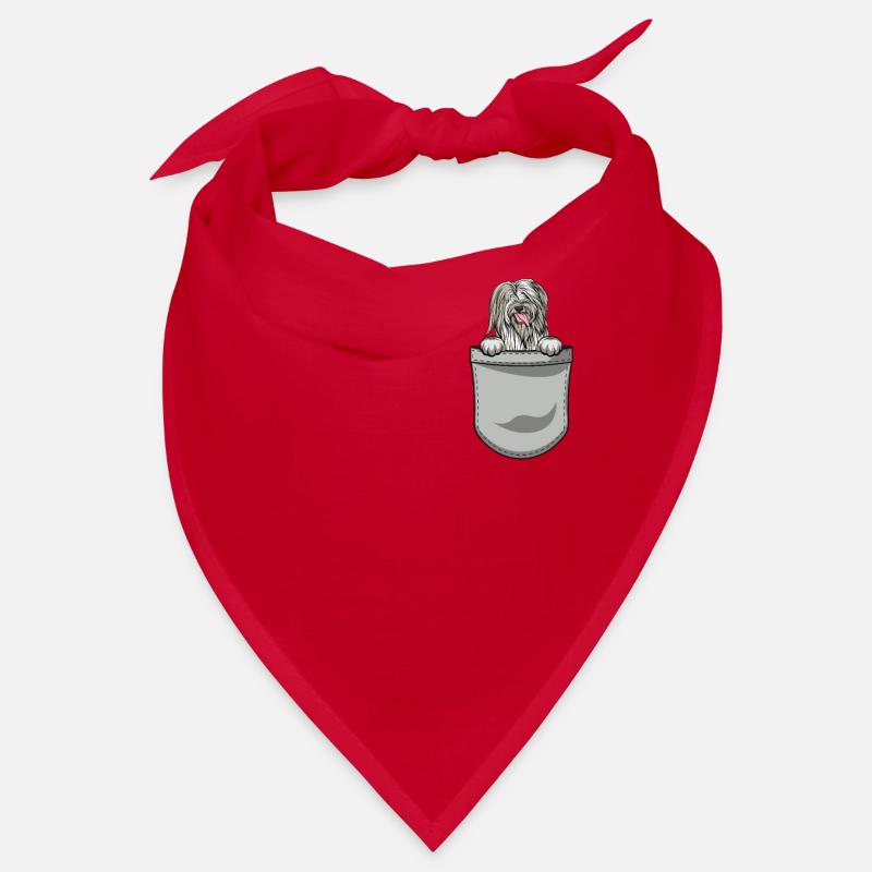 Bearded Collie Gift Chiens Bandana