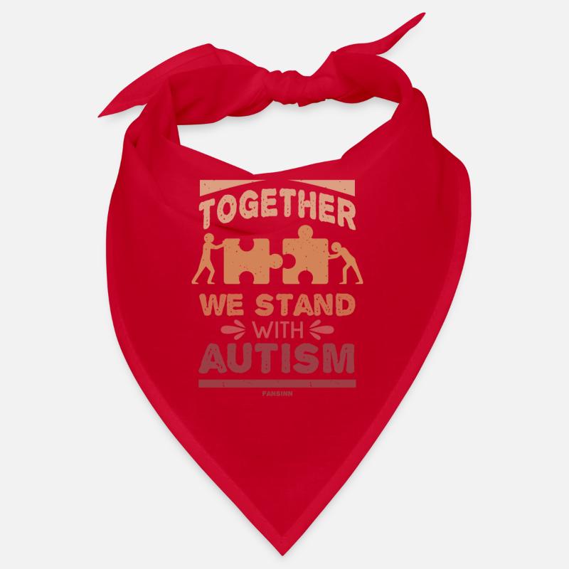 L’autisme ensemble pièce du puzzle Bandana