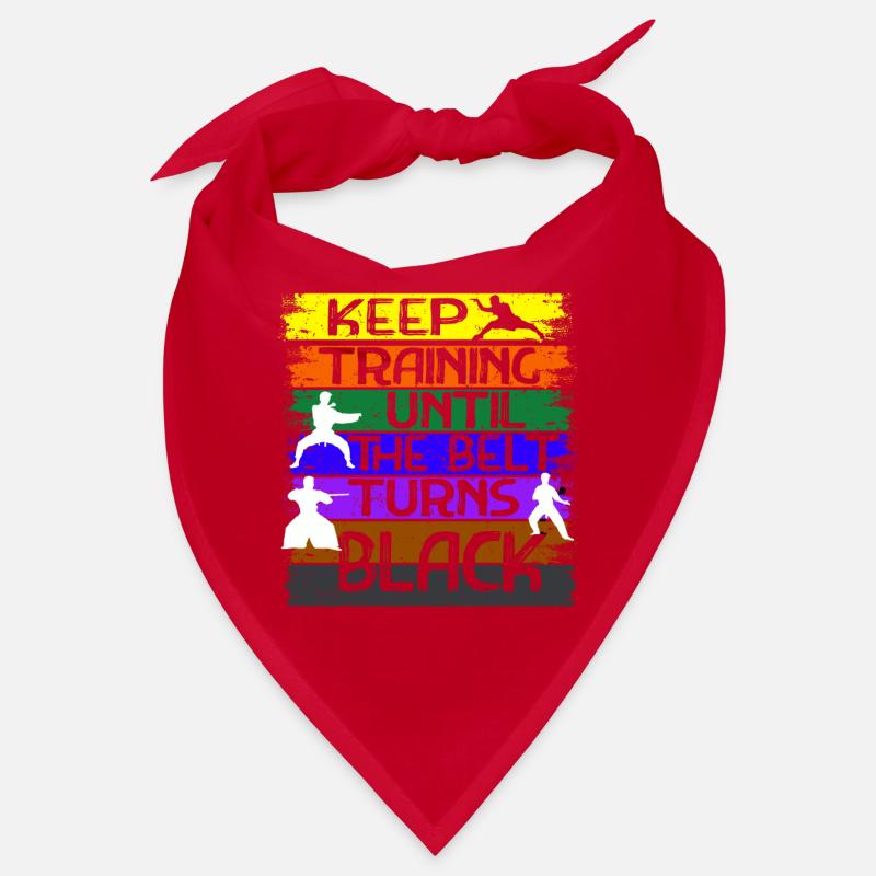 Keep training until your belt turns black Bandana