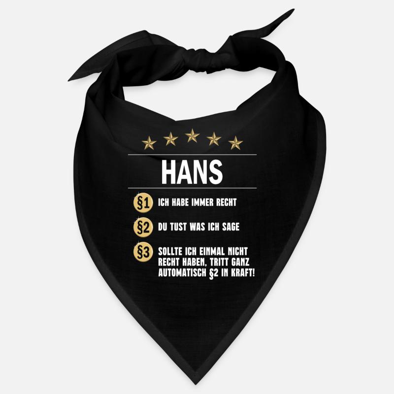 Hans Habe immer Recht Onomastico Bandana