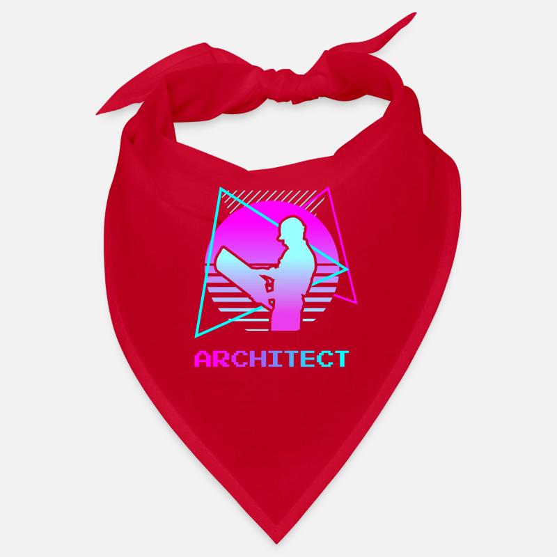 Rétro Vintage Architecture Classique Architecte Bandana