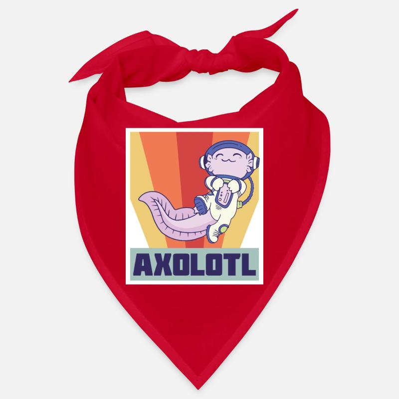 Astronaut Axolotl Funny Space Galaxy Sun System Ra Bandana