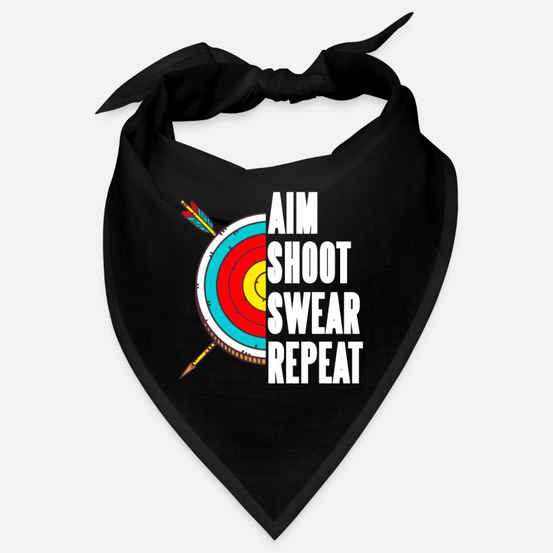 Aim Shoot Swear Repeat Bandana