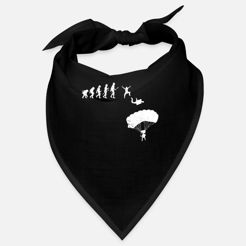 Fallschirmspringen Evolution des Menschen Bandana