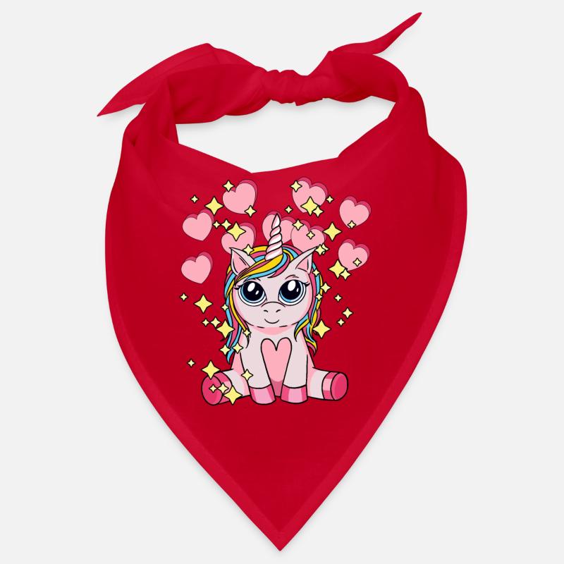 herzliches Einhorn Fabeltier Kinder Sternenstaub Bandana