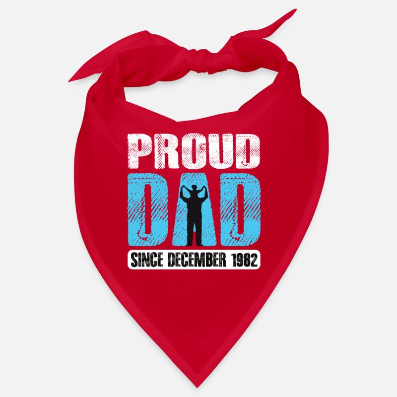 Proud Dad Since December 1982 Bandana