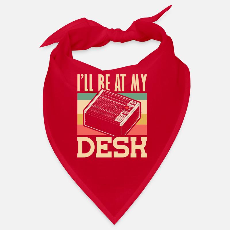Ill be at My Desk Tontechniker Bandana