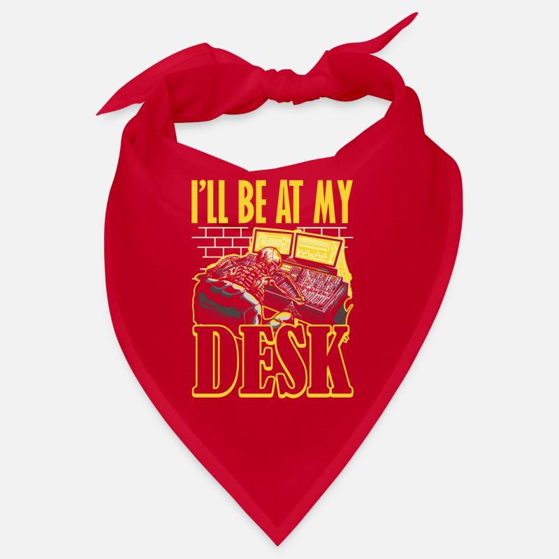 Ill be at My Desk Tontechniker Bandana