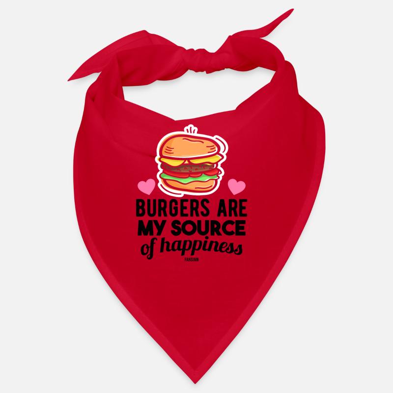 Hamburger Fast Food grillen lecker Bandana