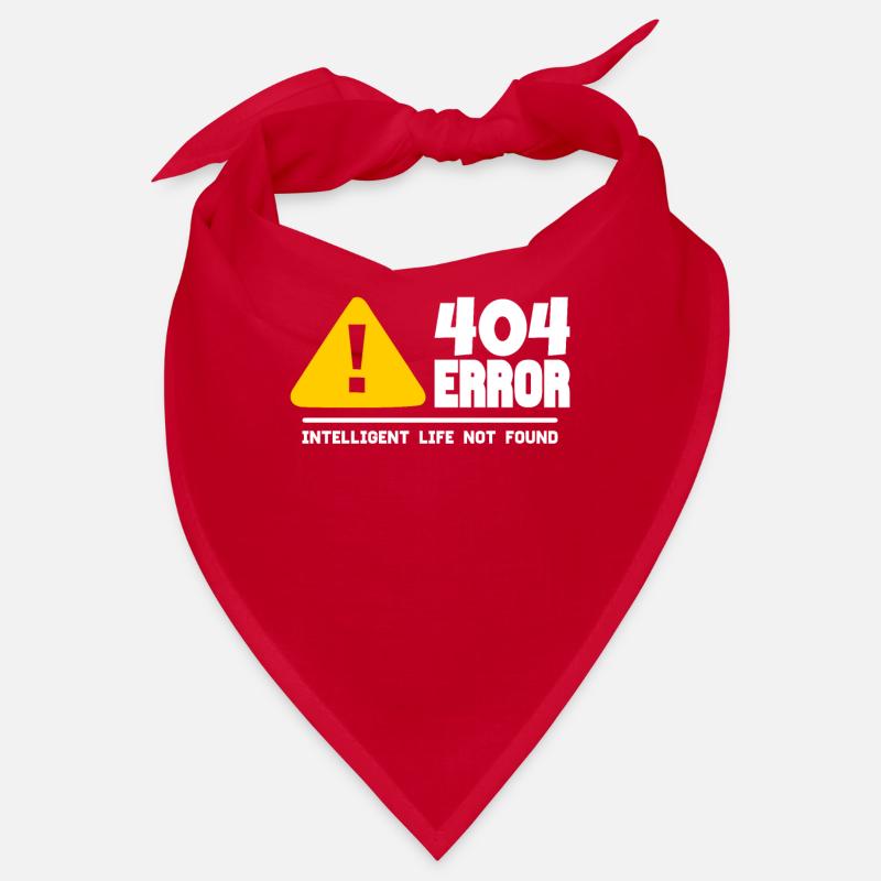 Ordinateur et programmeur geek. 404 Erreurs Bandana