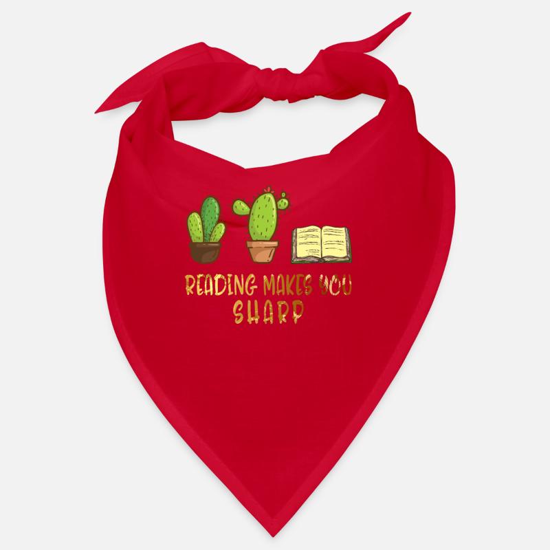 Reading Shirt Reading Makes You Sharp Funny Bandana