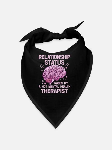 Sensibilisation à la santé mentale Dépression Prévention du suicide - Bandana - noir - Devant