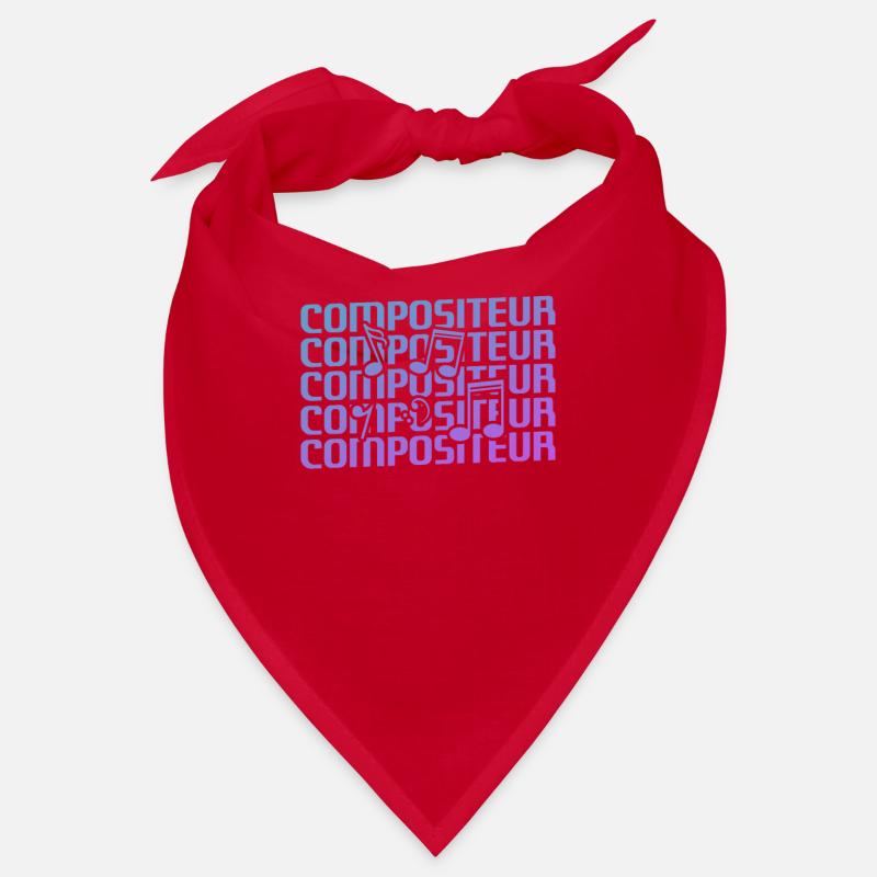 Retro Compositeur Composition Musicale Bandana