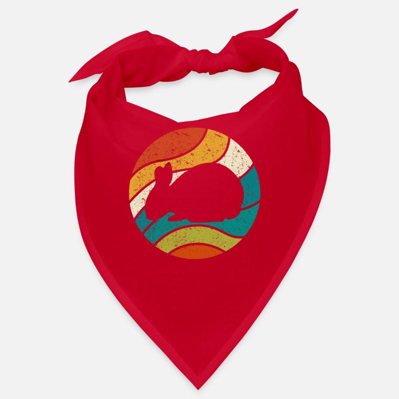 Retro Vintage Rabbit Rabbit Bandana