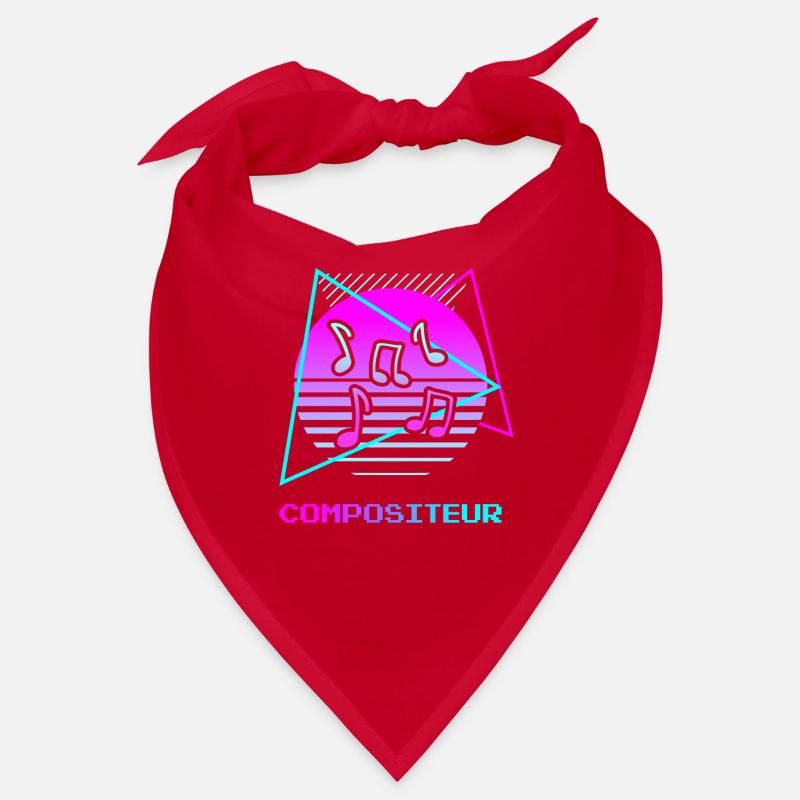 Retro Compositeur Composition Musicale Bandana