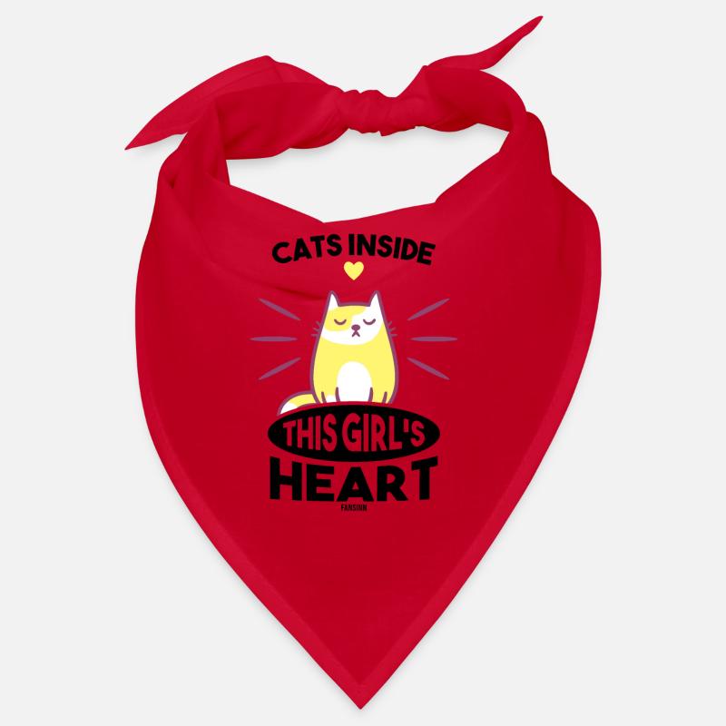 Mädchen Katze Stubentiger Haustier Bandana