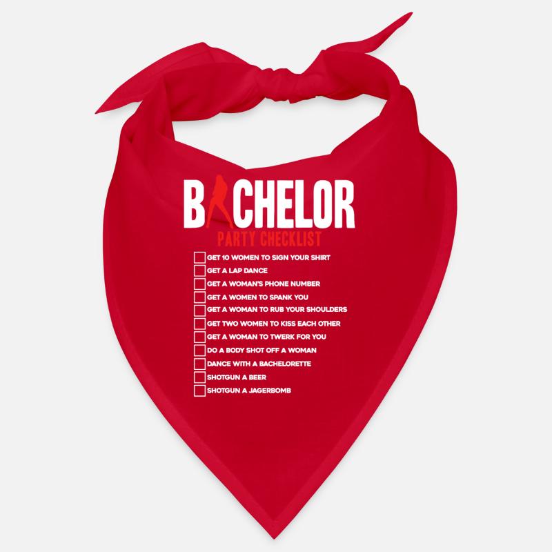 Bachelor party Checklist Bandana