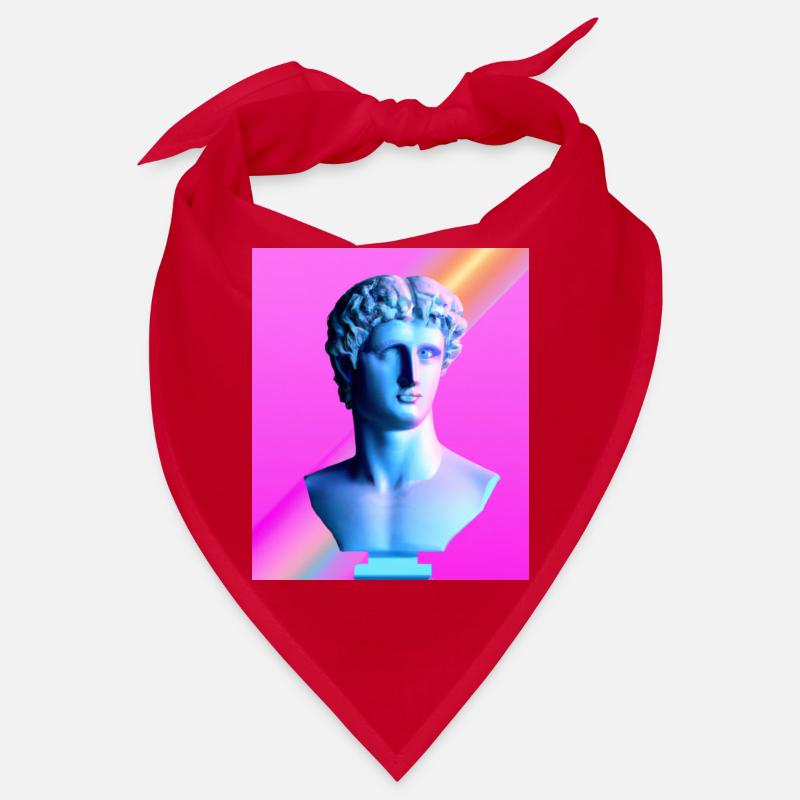 Vaporwave Statue Buste romain Bandana
