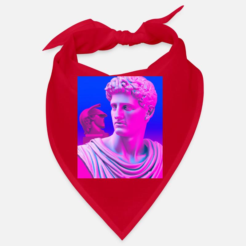 Vaporwave Statue Buste romain Bandana