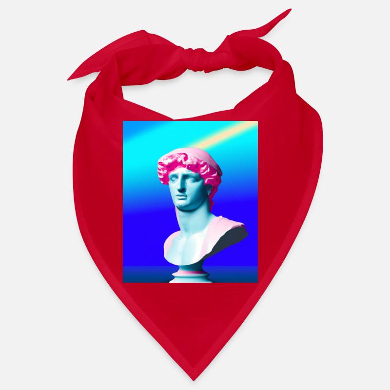 Vaporwave Statue Buste romain Bandana