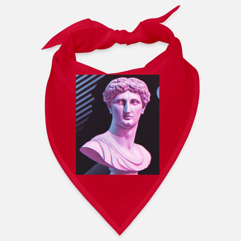 Vaporwave Statue Buste romain Bandana