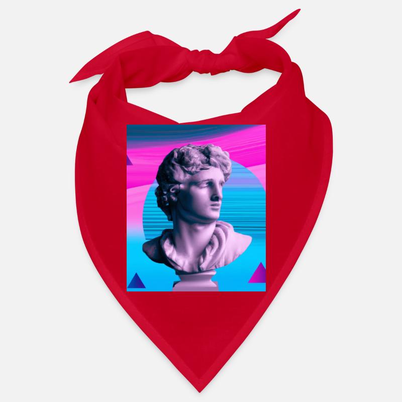 Vaporwave Statue Buste romain Bandana