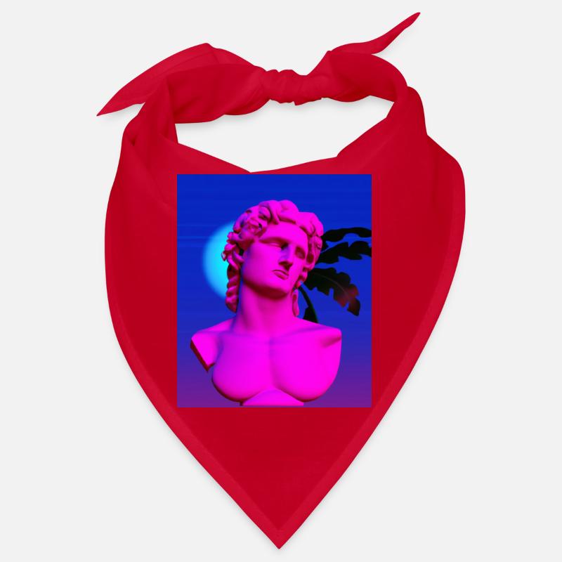Vaporwave Statue Buste romain Bandana