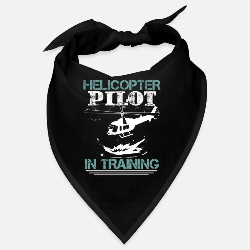 Lustiger Hubschrauberpilot Luftfahrt Bandana