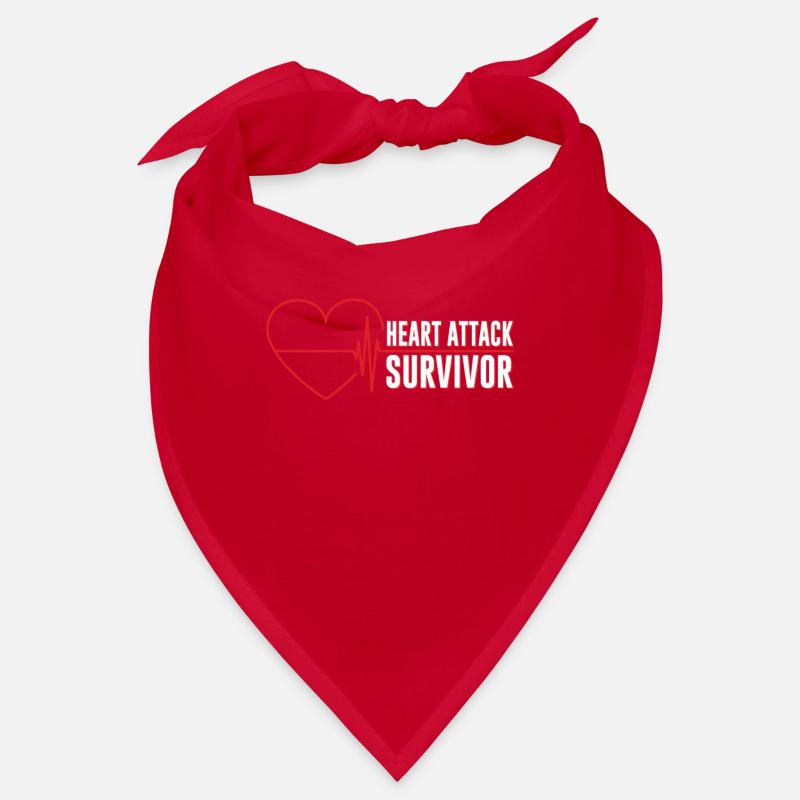 Überlebender Eines Herzinfarkts Herzinfarkt Bandana