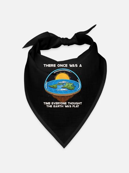 Flat Earth Theory Flat Earth Army Earth - Bandana - Rot - Vorne