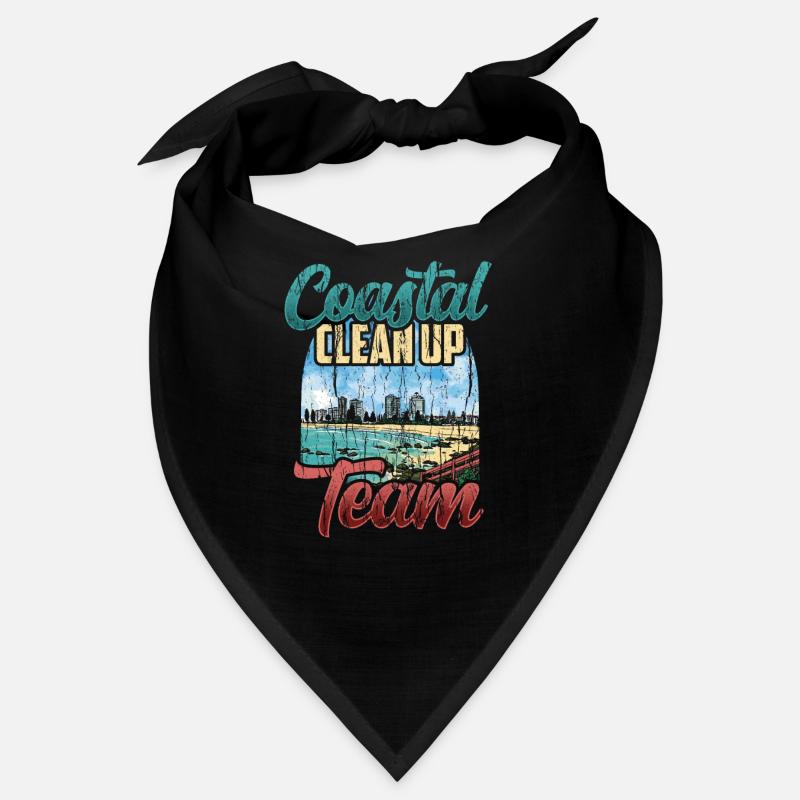 Beach Clean Up Beach Coastal Cleanup Team Bandana