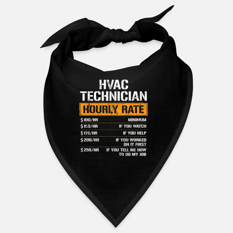 HVAC Technician Hourly Rate Bandana