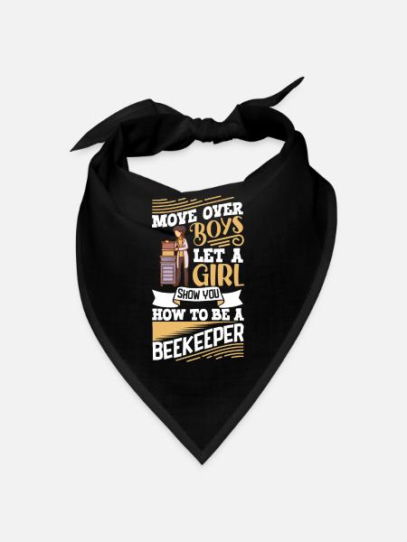 Honey Bee Beekeeping Beekeeper Honeybee Beekeeping - Bandana - Schwarz - Vorne