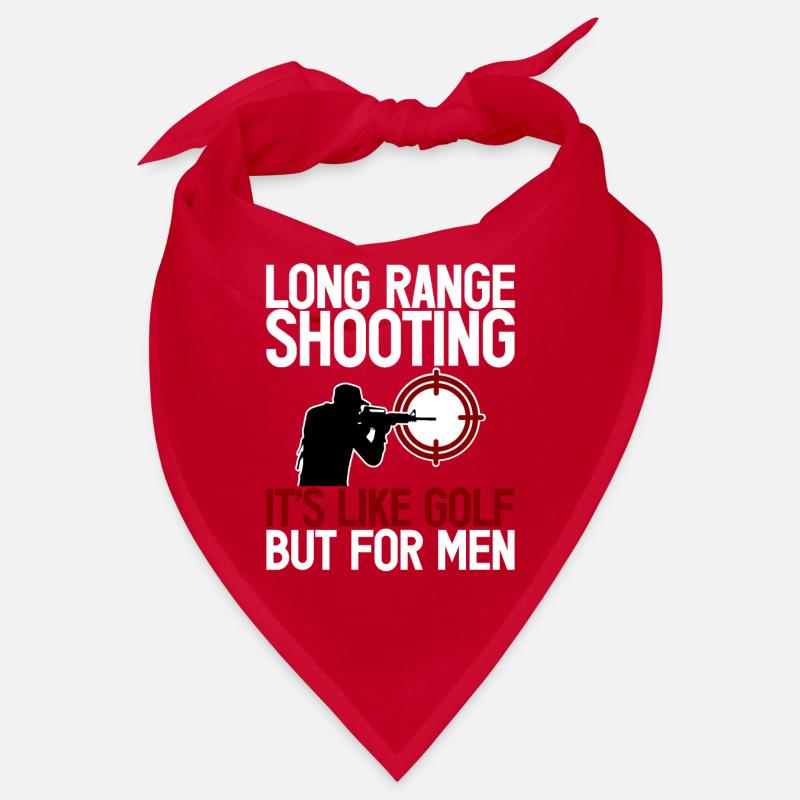 Long Range Shooting, It's Like Golf But For Men 2 Bandana