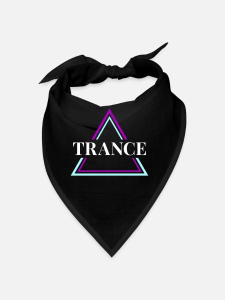 Trance House Party EDM Festival Goa Electro Rave - Bandana - noir - Devant