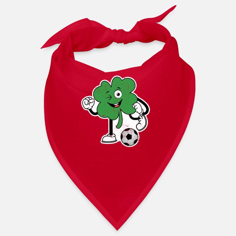 Fußball Kleeblatt Glücksklee Irischer St. Patrick Bandana