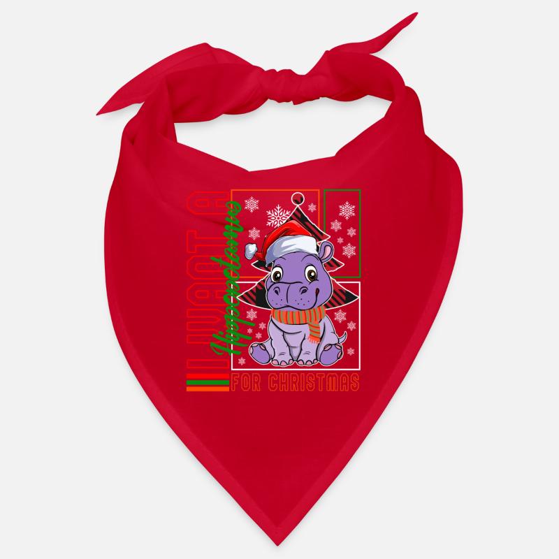 Weihnachtshemd, ich will ein Nilpferd für Bandana