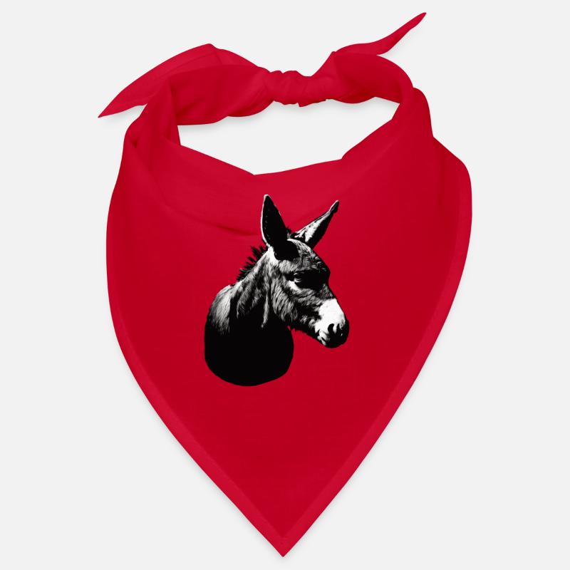 Donkey Artful stencil printing Bandana